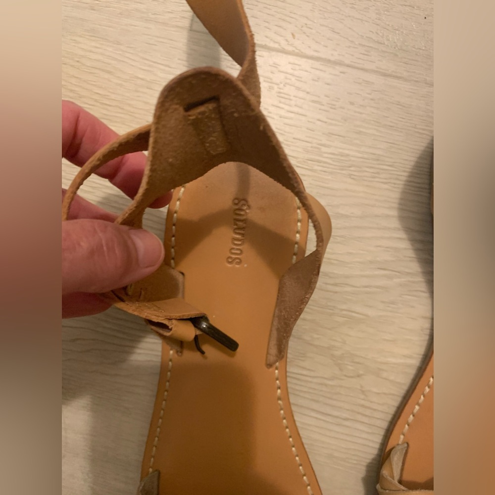 Saludos sandals wrap around the ankle